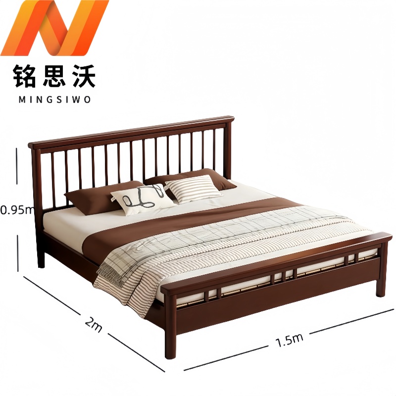 铭思沃木床2*1.5*0.95m张高清大图
