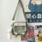 日系ins可爱大容量帆布包卡通韩版原宿校园少女学生JK单肩斜挎包 粉色普通款 单包无徽章无挂件