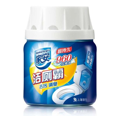 家安洁厕霸227g蓝泡泡马桶清洗剂洁厕灵除污袪味洁厕剂自动马桶清洁剂