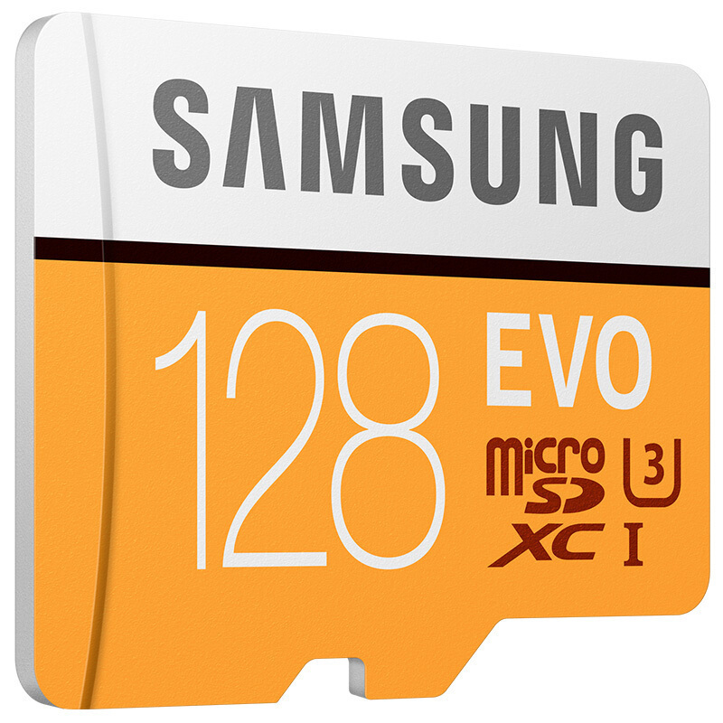三星(SAMSUNG)128GB TF 存储卡 U3 CLASS 10 4K EVO升级版 传输速度100MB/s