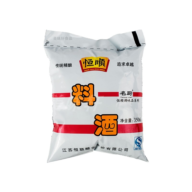 恒顺袋装料酒350ml
