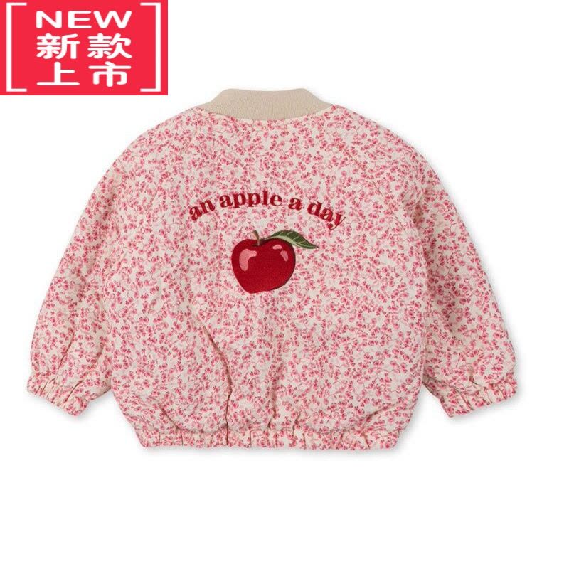 可莉允22秋冬新定制丹麦飞行服棉衣外套男女童儿童宝宝夹克棉服棒球服图片