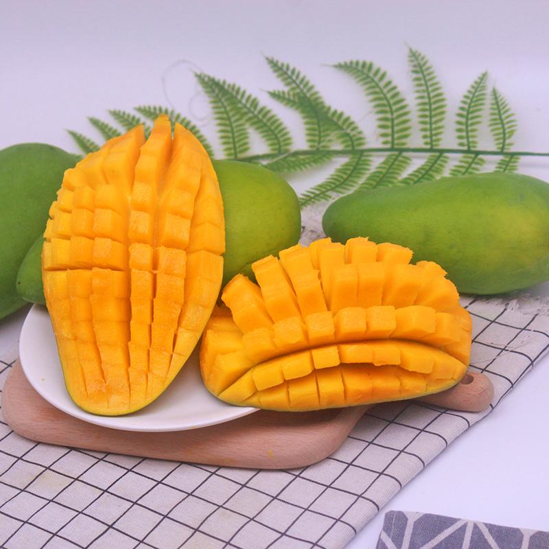 [苏鲜生]正宗越南玉芒 净重4.5斤 单果200g+ 青皮特级大芒果金煌芒爆甜新鲜应季水果高清大图