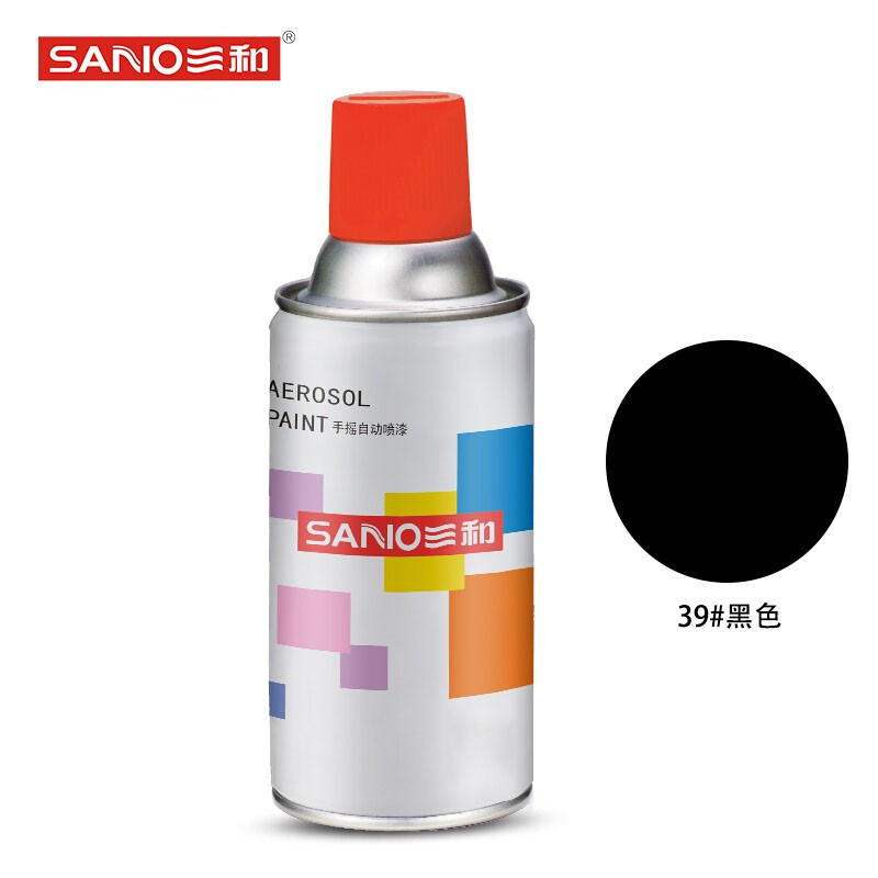 三和(SANO)普通自喷漆 工业防腐汽车轮毂改色划痕修复手喷漆 350ml 1瓶 (2瓶起订)