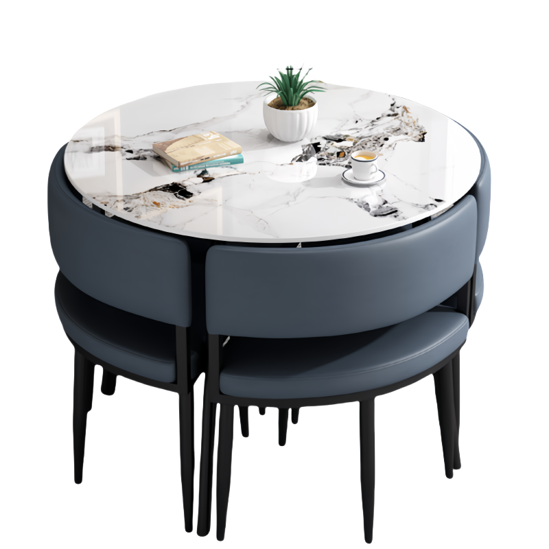 蕃蒂洽谈桌带4椅套高清大图