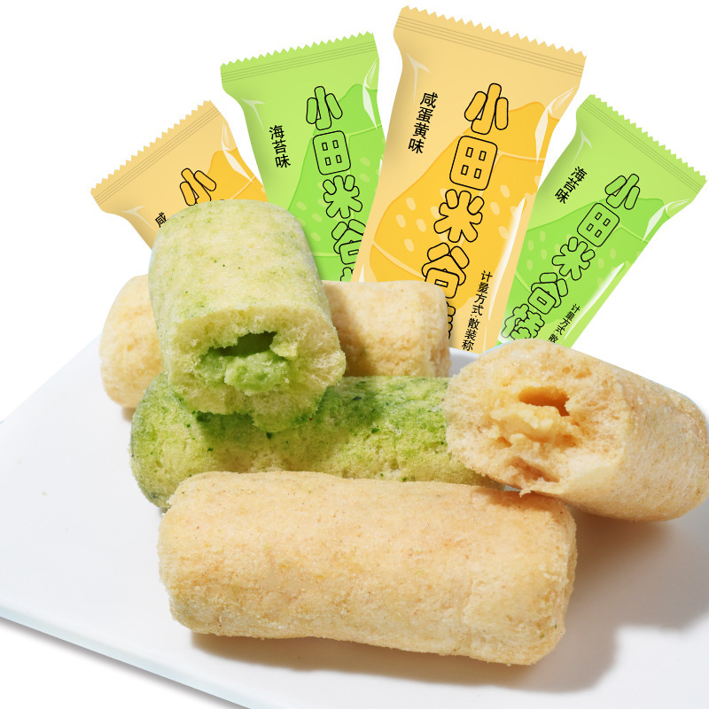 凡秀色小田米谷棒能量棒休闲零食办公室小吃膨化食品280g整箱