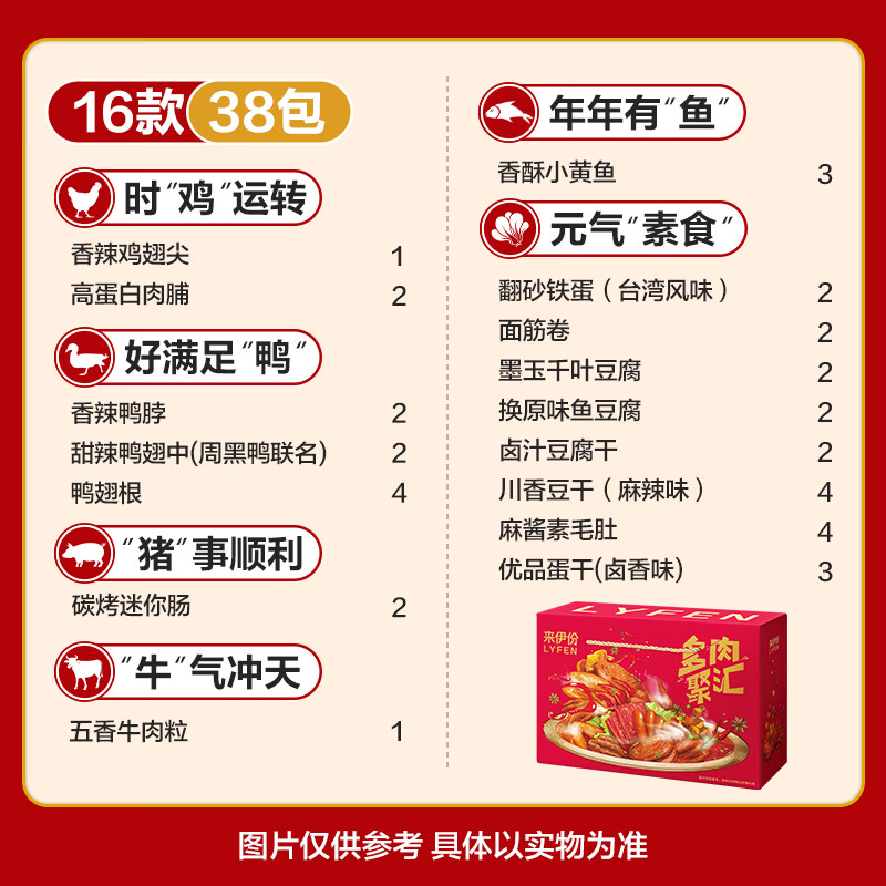 来伊份休闲零食混合坚果礼盒每日坚果独立小包装营养健康零食礼包高清大图