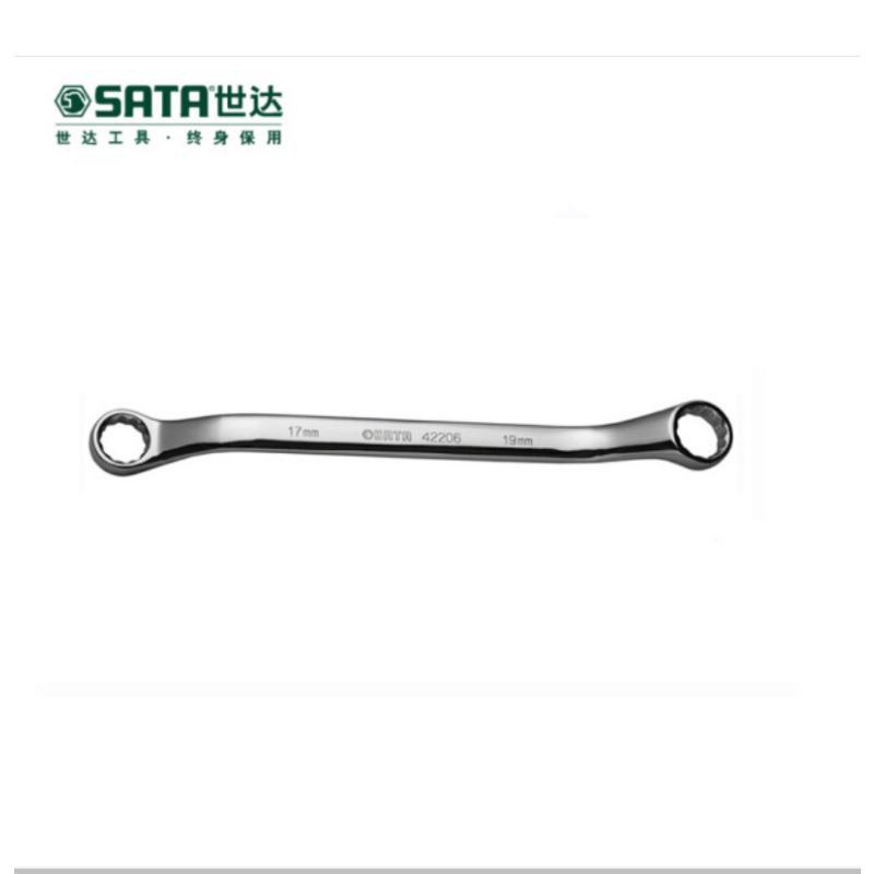 世达五金工具 全抛光双梅花扳手 42222 9*11mm