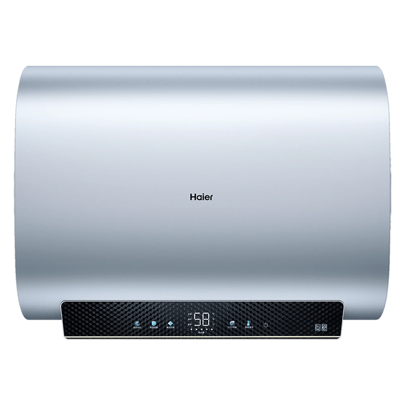 海尔(Haier)电热水器80升扁桶纤薄双胆3300W速热一级能效ECO节能内胆免清洗健康净水洗9倍大水量