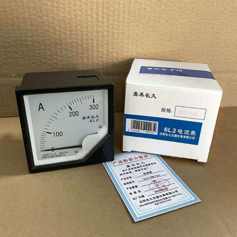 嘉禾长久 电流表 6L2 300/5A 块高清大图