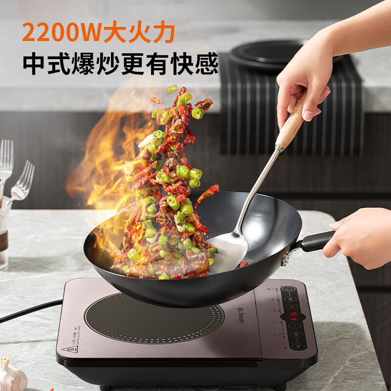 九阳(Joyoung)电磁炉C22S-N522配汤炒锅高清大图