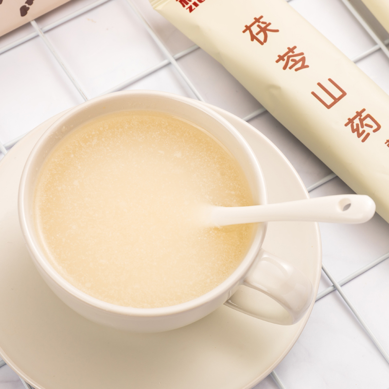 苏宁自营梓巢茯苓山药营养代餐粉即食谷物一盒装10小袋早餐冲饮素食辅食饱腹代餐粥250g/盒