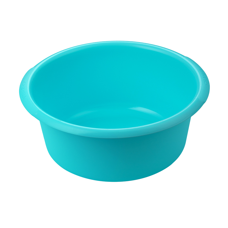 茶花(CHAHUA)耐用加深家用洗衣盆塑料盆子 粉色 36cm 116006高清大图