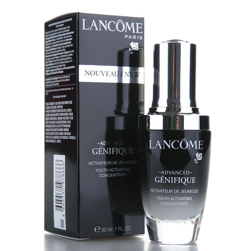 兰蔻（lancome）小黑瓶肌底液女士化妆品套装护肤小样2件（眼霜+眼膜1片）图片