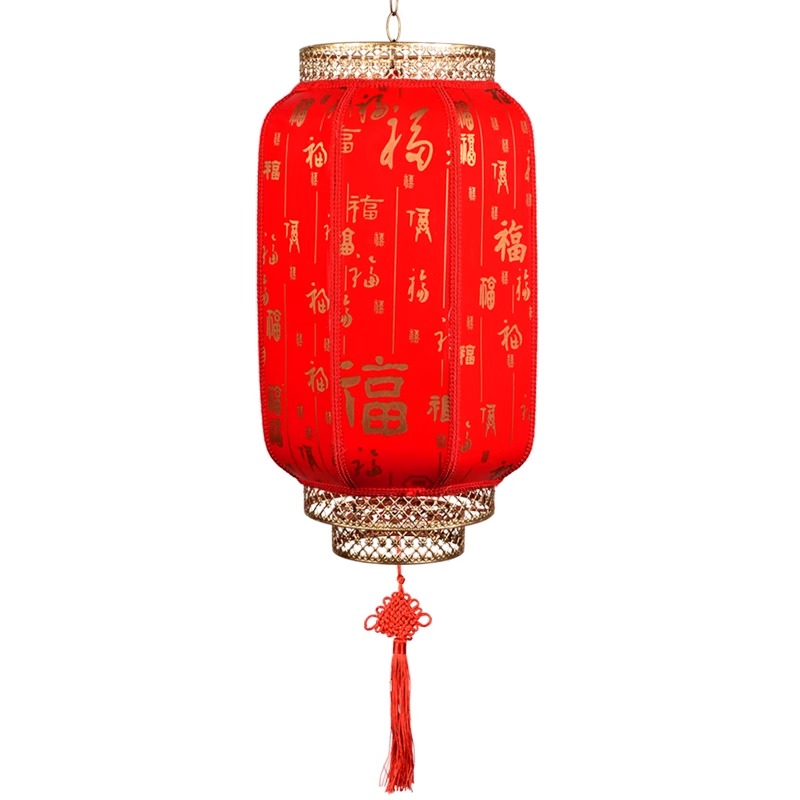 羊皮灯笼 梅兰竹菊款 高30CM 加厚款赠LED灯高清大图