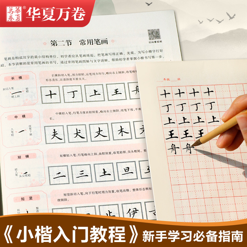 [正版]卢中南小楷字帖入门教程 大学生高中生初学者毛笔练习字帖成人手抄字帖学生楷书毛笔书法教程手写体字帖 华夏万卷毛笔字高清大图