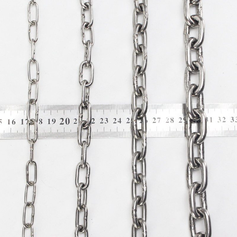 5米长304不锈钢狗链子中型狗狗牵引绳铁链子大型犬遛拴狗绳子德牧加粗