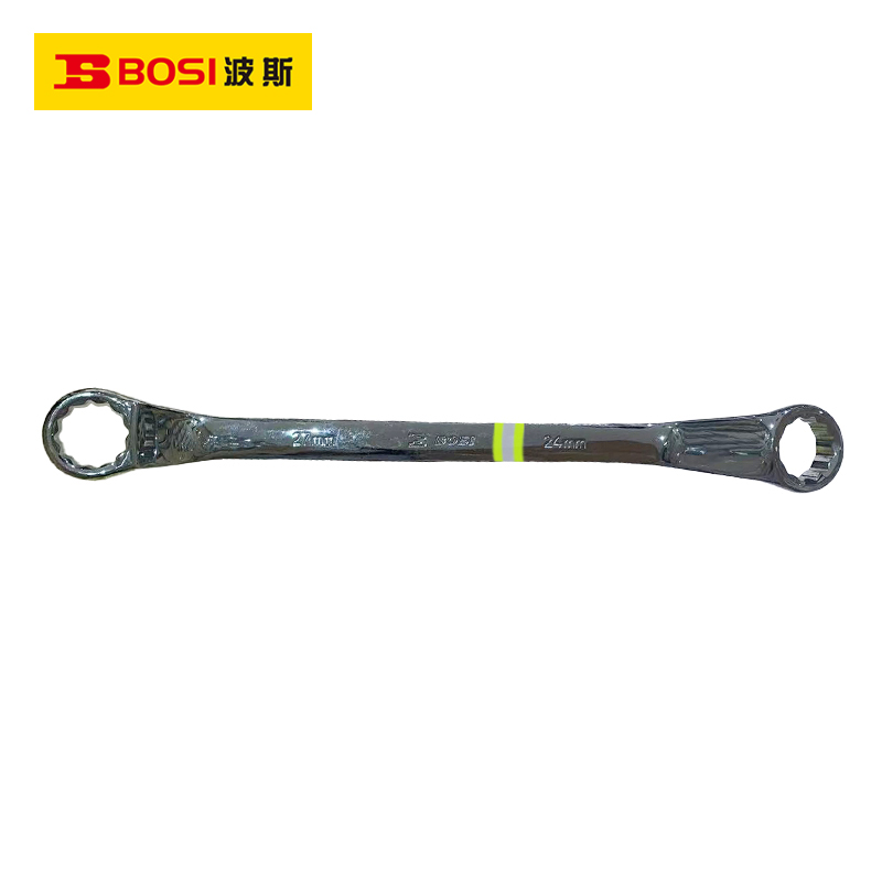 波斯(BOSI) 荧光系列精品梅花扳手 24x27mm 把高清大图