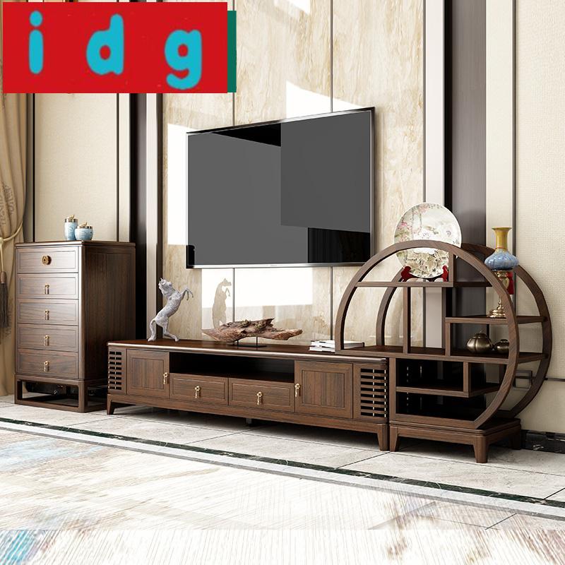 实木电视柜摆设
