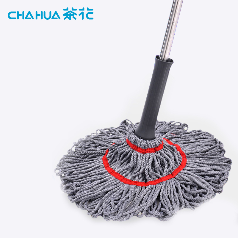 茶花 CHAHUA 拖把墩布 旋转拧水免手洗巧手拖 4713