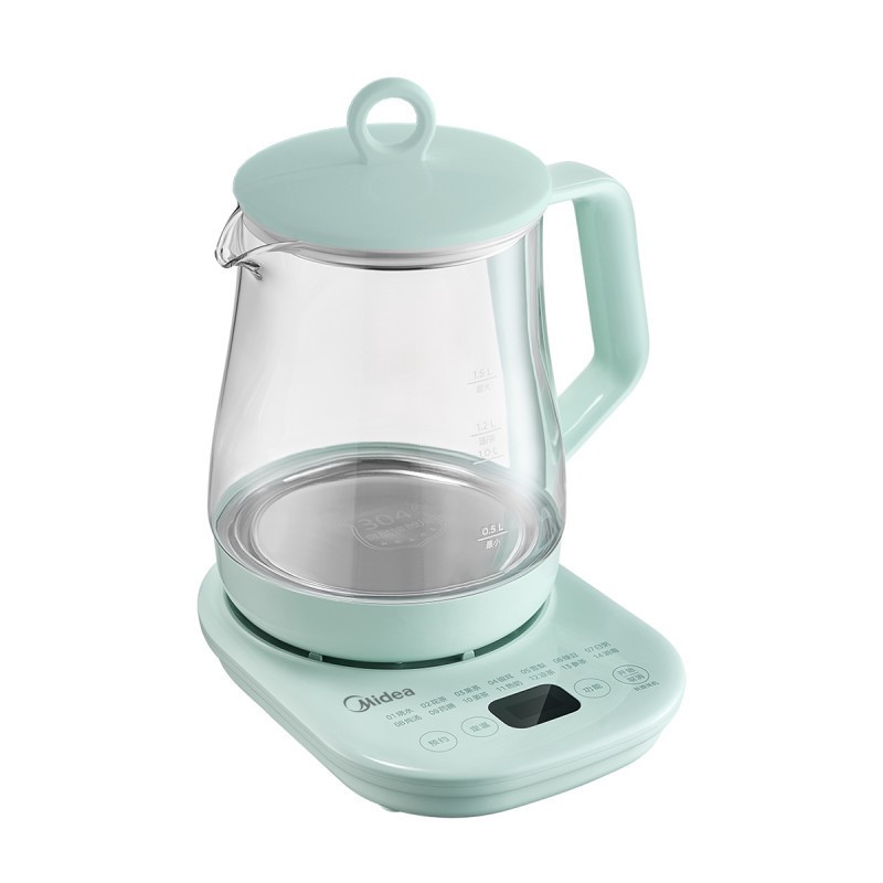 美的(Midea)养生壶家用1.5L办公室烧水壶净润煮茶器800W电水壶恒温水壶炖煮 MK-YSN1510高清大图