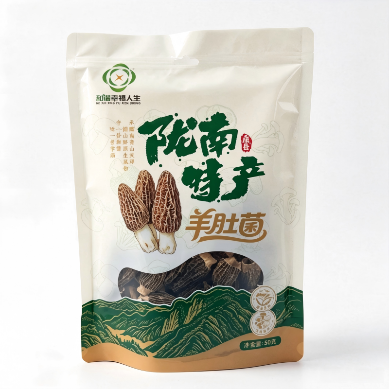 和谐幸福人生 羊肚菌 50g 袋高清大图
