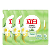 立白洗衣液除污去渍柔顺香氛小苍兰香氛洗衣液500g*4袋