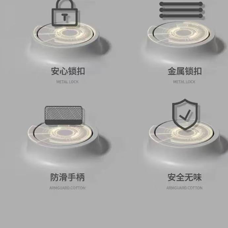 多功能扩胸拉力器(30-150磅可调)弹簧拉力绳弹力带扩胸器 1个高清大图