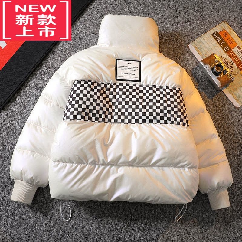 可莉允儿童装男童冬装棉衣2022新款羽绒棉服中大童炸街冬款棉袄洋气外套图片