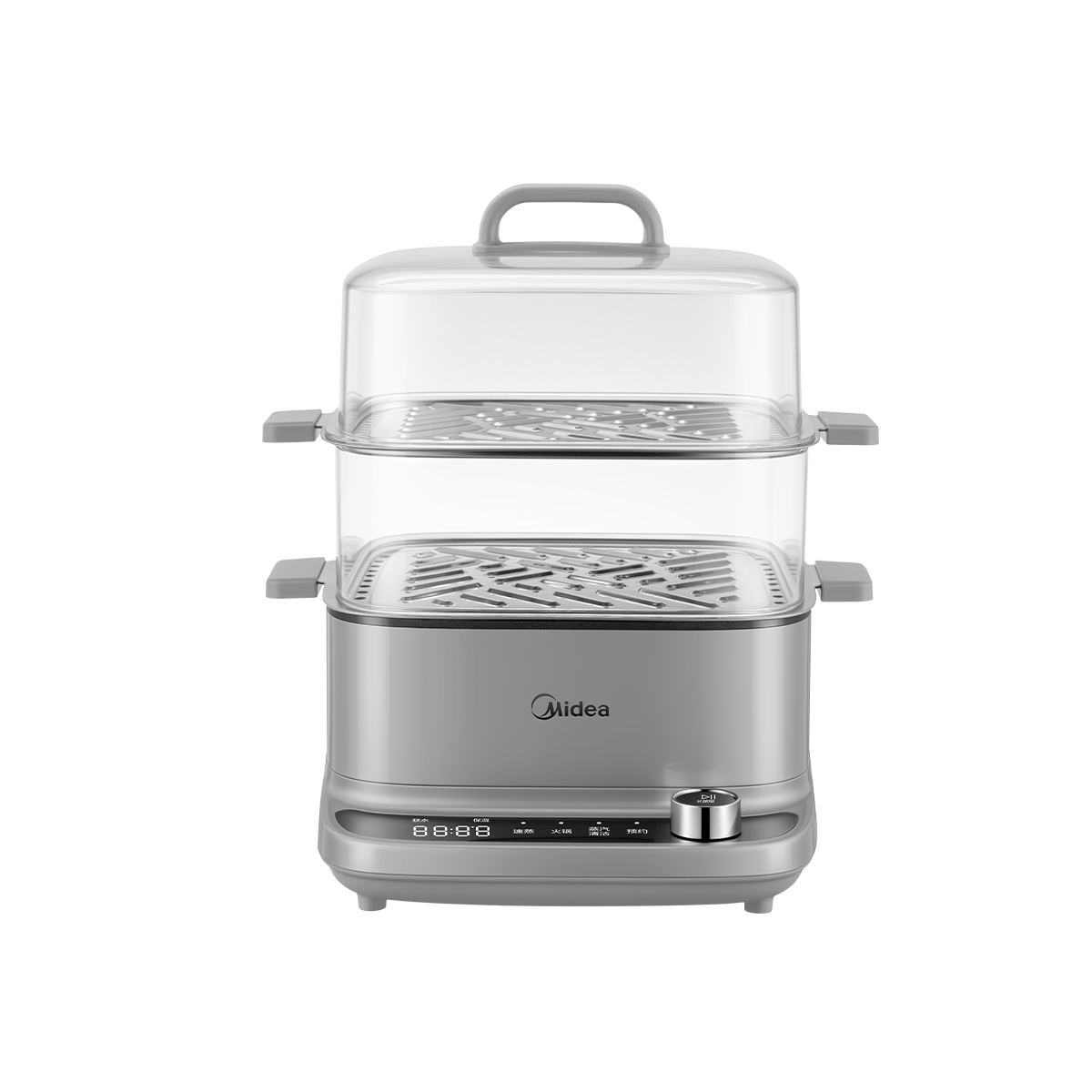 美的(Midea)多功能锅家用电蒸锅炖蒸涮煮一体机3层大容量透明视窗不锈钢蒸箱 MZ-ZGE2323ZD2