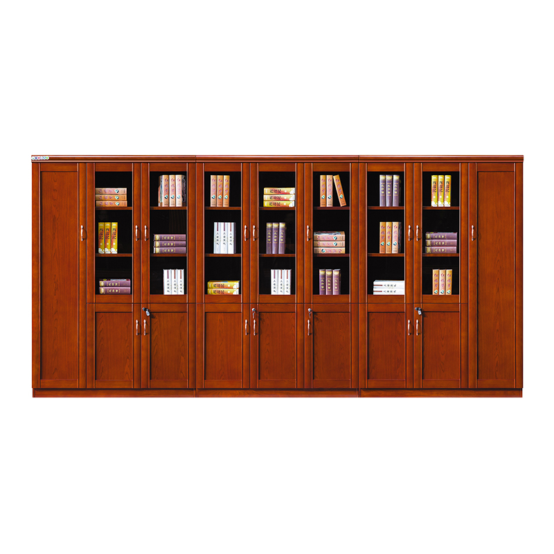 臻远 ZY051438 木质文件柜展示柜油漆贴木皮资料柜书柜 组合柜高清大图