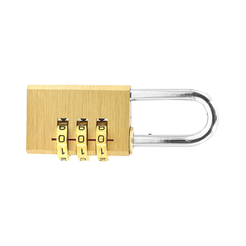 苏识 BC213 21mm三密码轮 黄铜 密码锁挂锁 (计价单位:个) 黄色高清大图