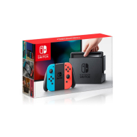 任天堂(NINTENDO) Switch 掌上游戏机 便携Switch NDS 32GB 黑色主机红蓝手柄 美版