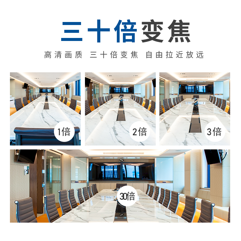 润普 Runpu 视频会议摄像头HDMI/SDI接口/ 30倍变焦教育录播/主播直播高清会议摄像机RP-HSW60-30高清大图