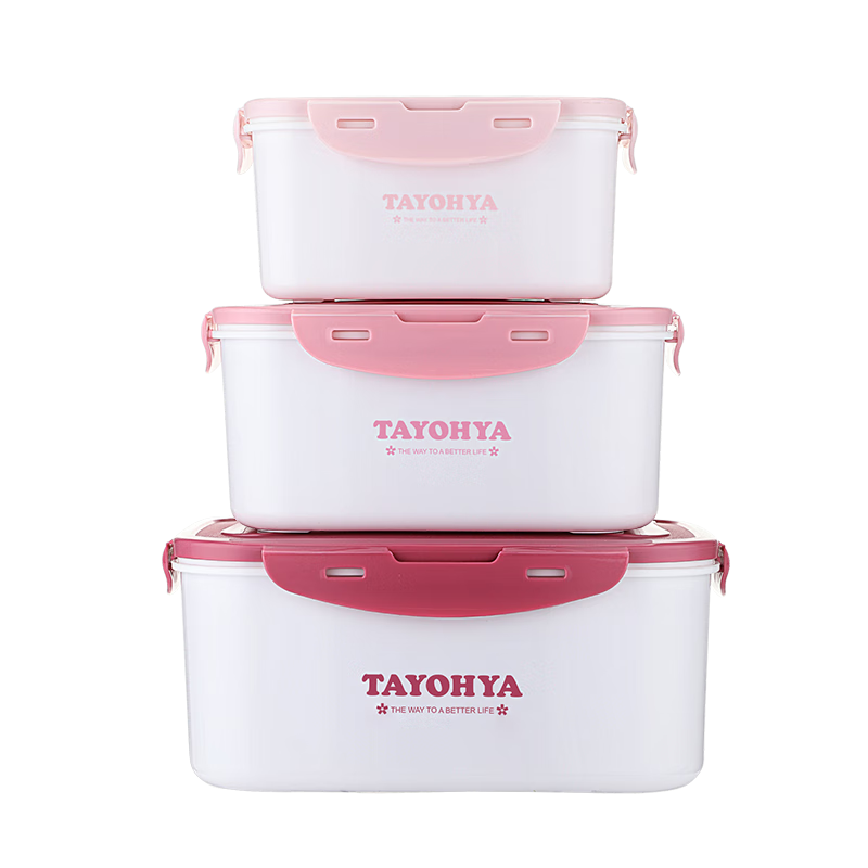 TAYOHYA缤纷沥水保鲜盒六件套高清大图