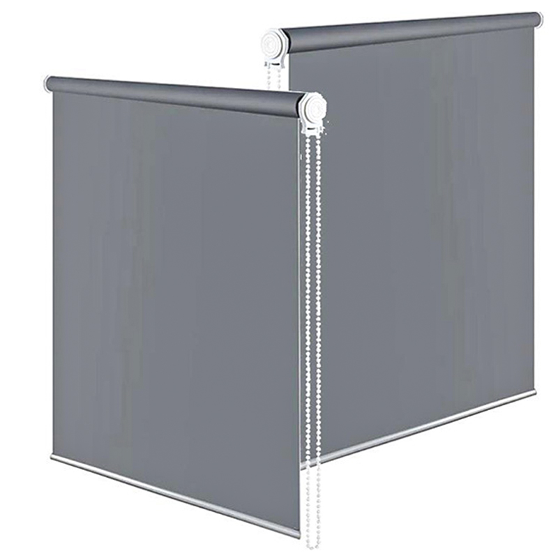 植巾 CL2000 全遮光 阳光面料卷帘 窗帘 1.00 米/个 (计价单位：个) 灰色高清大图