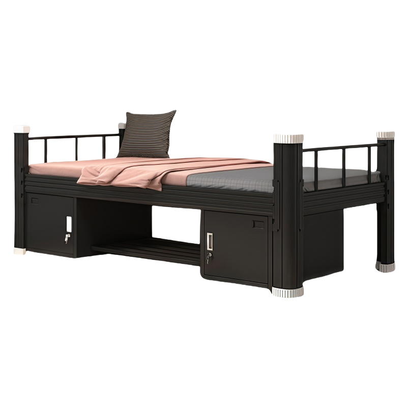 晨磊 单层宿舍床 1m(床板+床垫+床下柜) 套高清大图