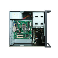 联想(Lenovo)ECI-430工控机商用台式主机工业电脑可支持XP系统 定制 MH81主板 G1820 8G 1T+512G 集显 W10H 300W