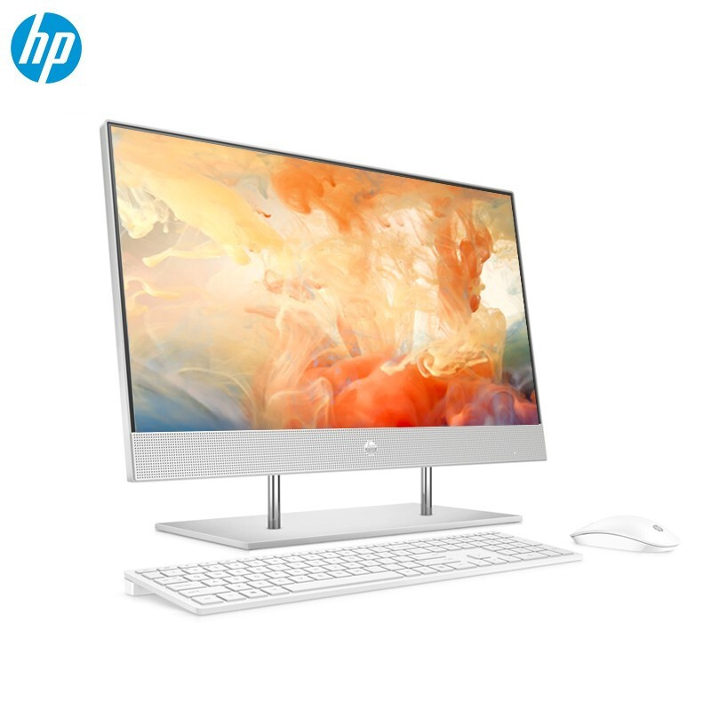 惠普(HP)星24青春版 23.8英寸办公上网学习娱乐台式一体机电脑 十代i3-10100T 8G 256SSD wifi蓝牙 高色域 三边窄边框 可升级三年保修 带无线键鼠 银