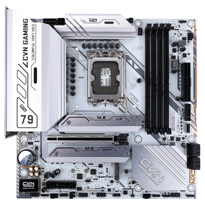 七彩虹CVN Z790M FROZEN D5 V20 主板+英特尔 Intel i7-13600KF 主板套装