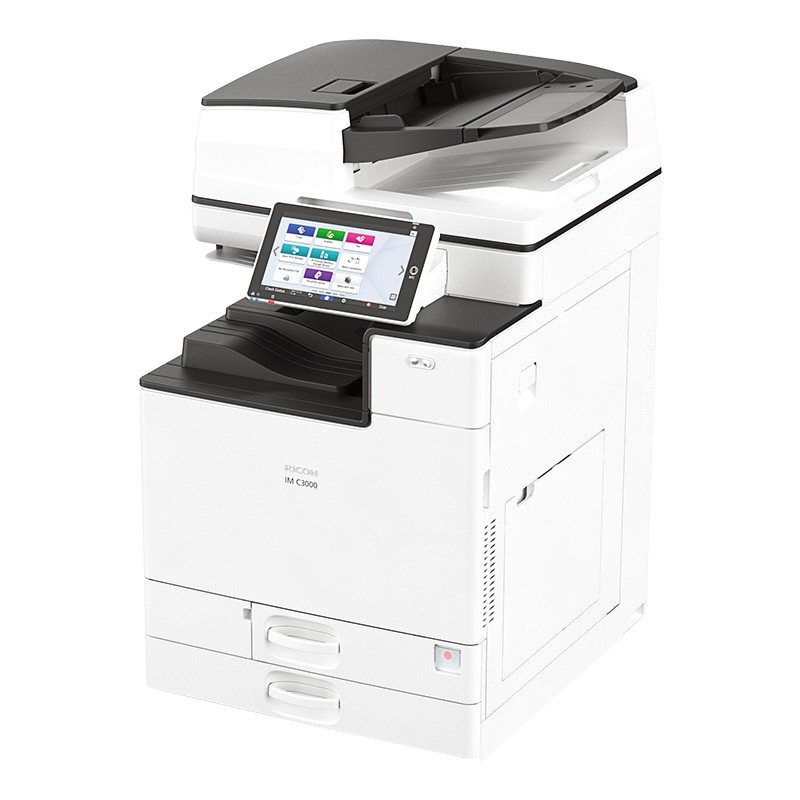 理光(Ricoh)智慧办公 IM C3000 A3/A4彩色激光打印复印扫描一体机复合机 双纸盒+自动输稿器高清大图