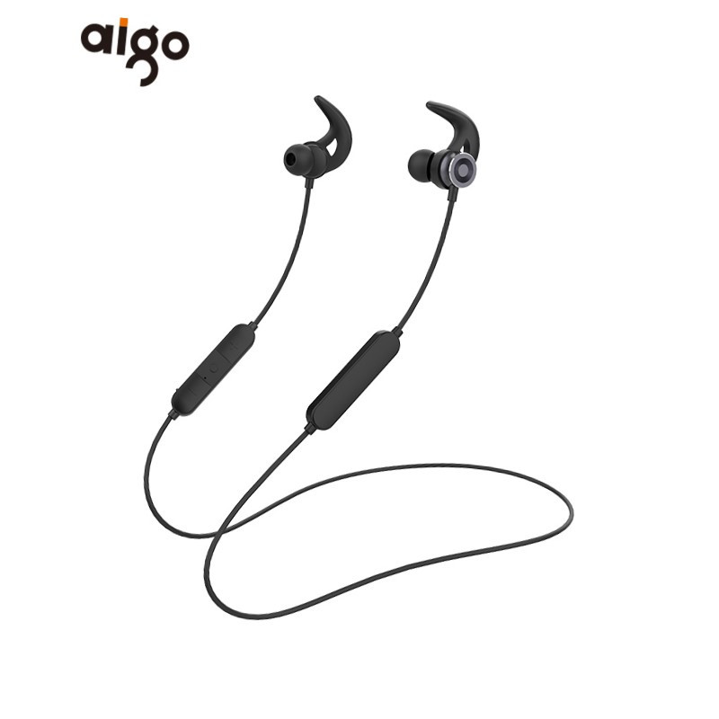 爱国者(aigo) S33P升级版无线蓝牙 耳机挂脖式运动游泳 双耳入耳式耳塞