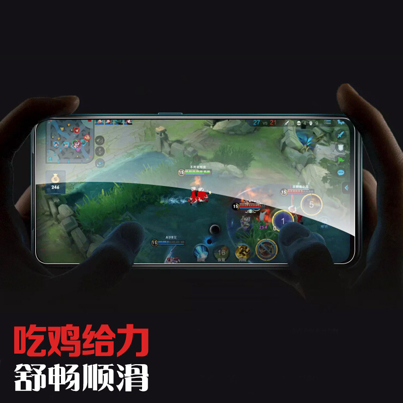 [买2送手机壳]轻万适用realme x钢化膜6.53英寸非全面屏高清贴膜全网通8+128gb高清大图