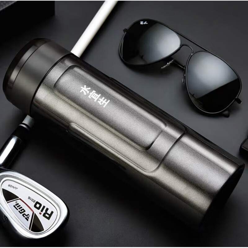 水宜生 520ML不锈钢保温杯 不锈钢弱碱水杯 男士便携大容量泡茶杯子 U380