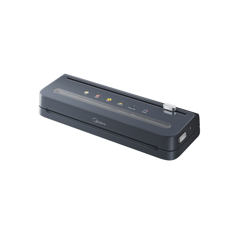 美的(Midea)真空封口机严密封系列7mm超宽封口干湿两用大吸力家用120W食品塑封机 MJ-KF61高清大图