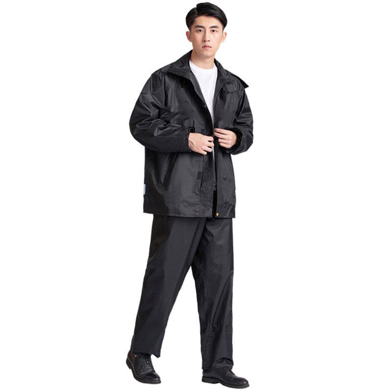 舒朵言SDY-355 均码 牛津纺 分体式 雨衣 (计价单位:件) 黑色图片