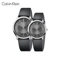 卡文克莱(Calvin Klein)手表休闲编织真皮 石英表 男女士腕表时尚情侣对表欧美品牌 K3M211CS