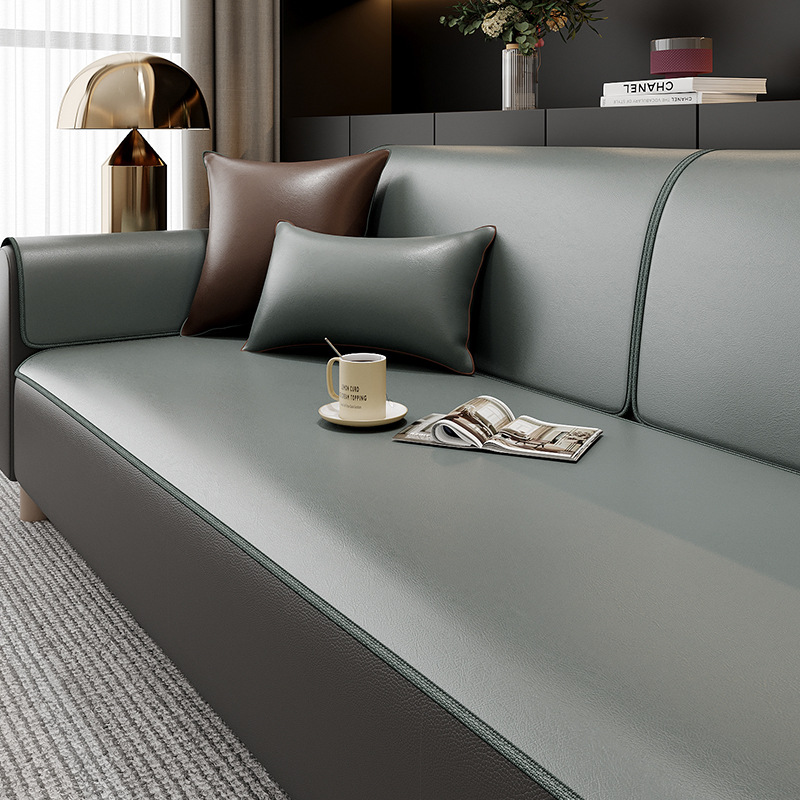 添福运 新中式四季沙发垫套装沙发套罩巾套装坐垫子巾秋冬季坐垫子防滑红木沙发垫子中国风皮质沙发垫123组合沙发贵妃可定制高清大图