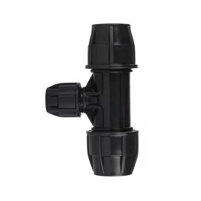 伟鹏双兴 PE快接变径三通 63*40蓝帽 个高清大图