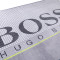 BOSS HUGO BOSS HBMT-015S 毛毯 LOGO 格纹毯(灰) 简约现代 100×140cm